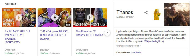 Google'dan Thanos sürprizi! - Resim : 1