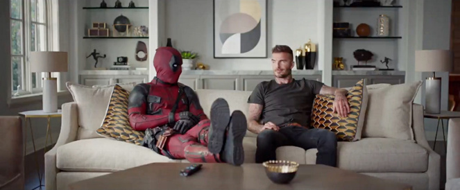 David Beckham ile Deadpool aynı sahnede! - Resim : 1