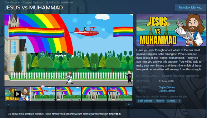 Jesus vs Muhammad oyunu tepki çekti - Resim : 1