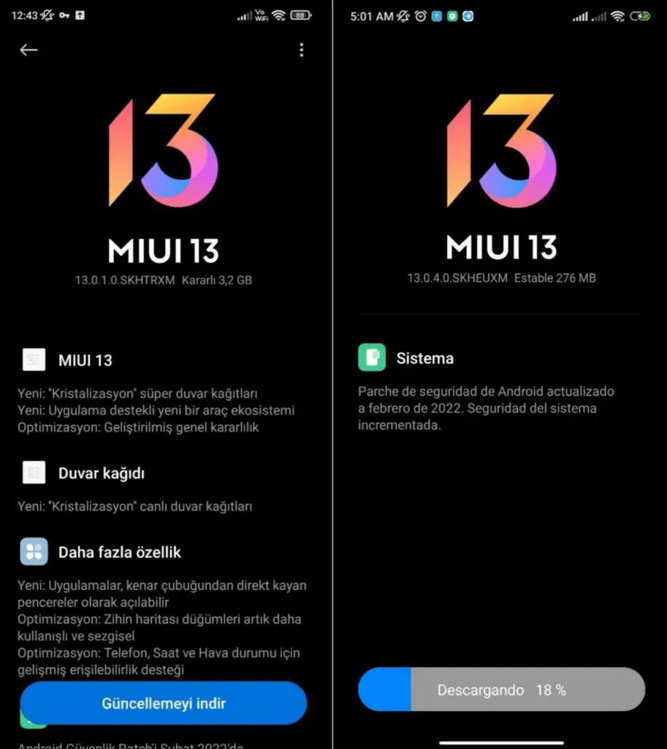 POCO F3 MIUI 13 güncellemesi alıyor