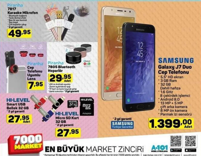 A101'den Galaxy J7 Duo fırsatı! - Resim : 1