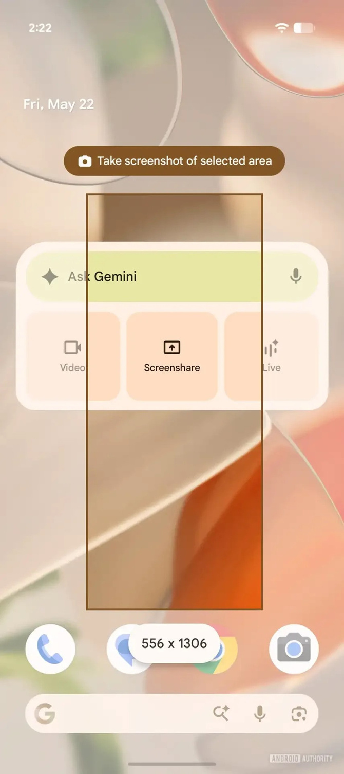 Android 17, kısmi ekran görüntüsü alma özelliğini kullanıma sunuyor - Resim : 2