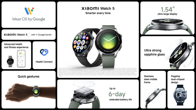 Xiaomi Watch 5 Türkiye'de satışta - Resim : 1