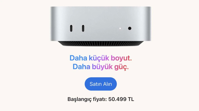 Mac Mini fiyatlarına zam geldi - Resim : 1
