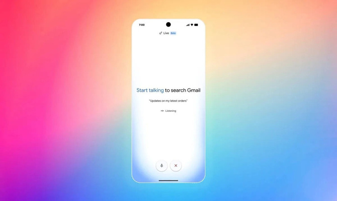 Gmail Live ile e-postalar artık konuşarak bulunacak - Resim : 1