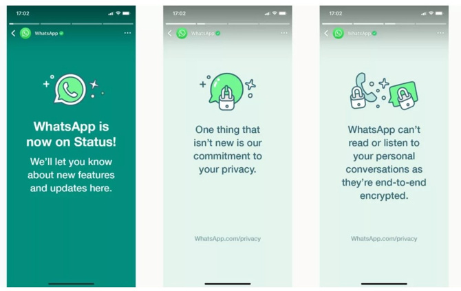 WhatsApp durumları artık ana ekrana taşınıyor - Resim : 1