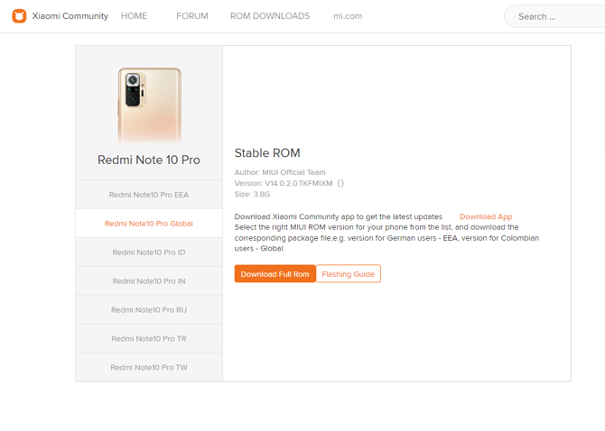 Xiaomi güncellemelerini resmi olarak öğrenebileceğiniz site!