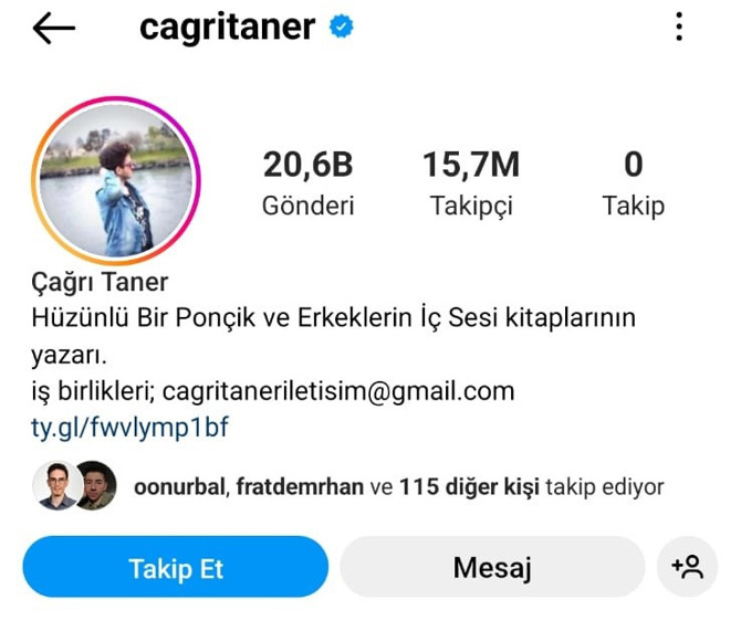 çağrı taner instagram