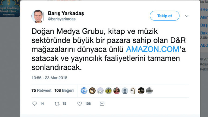 Amazon D&R'ı satın alabilir! - Resim : 1