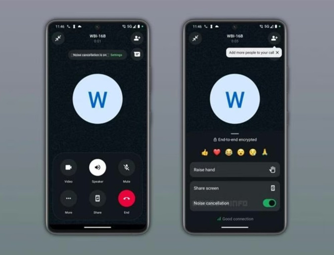 WhatsApp'a yerleşik gürültü engelleme özelliği geliyor - Resim : 1