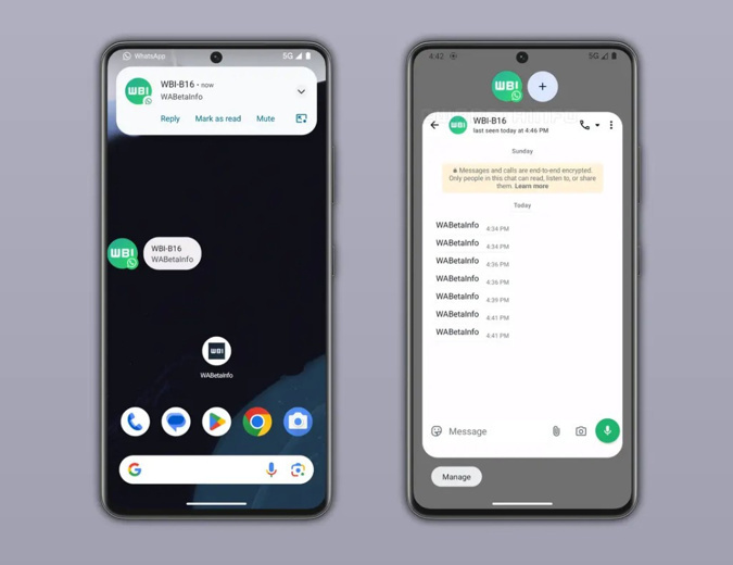 WhatsApp'tan çoklu görev devrimi: Bildirim baloncukları geliyor! - Resim : 1