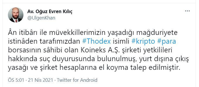 Thodex skandalı büyüyor! Sahibinin kaçtığı iddia ediliyor! - Resim : 1