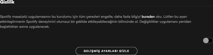 Spotify'da çerezleri engelleyebiliyorsunuz - Resim : 1