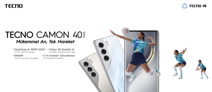 TECNO, en iyi AI kameralı telefon CAMON 40 Serisini ilk kez Türkiye'ye getirdi! - Resim : 1