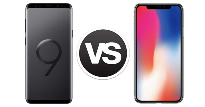Galaxy S9 ile iPhone X karşılaştırması - Resim : 1