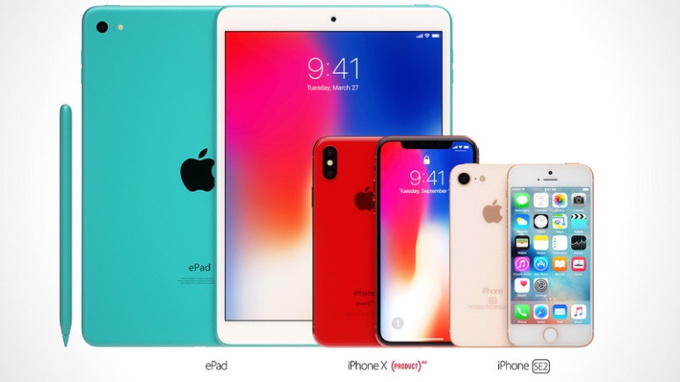 ePad ve kırmızı iPhone X gerçek olsa nasıl görünürdü? - Resim : 1