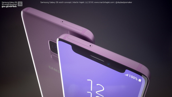 Galaxy S9 çentikli olsa nasıl görünürdü? - Resim : 3