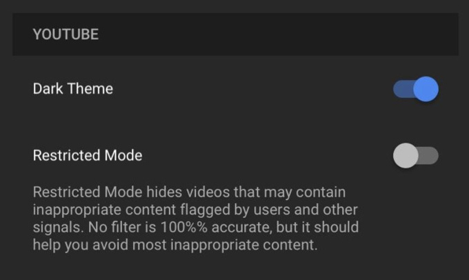 YouTube'a siyah tema seçeneği geldi! - Resim : 1