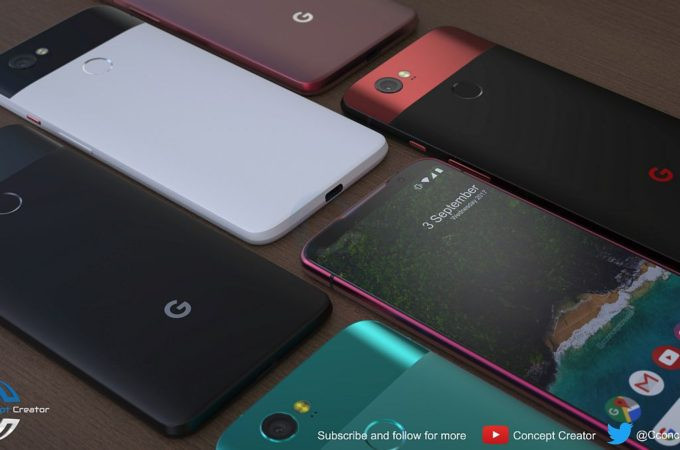 Çerçevesiz Google Pixel 3 konsepti (Video) - Resim : 1