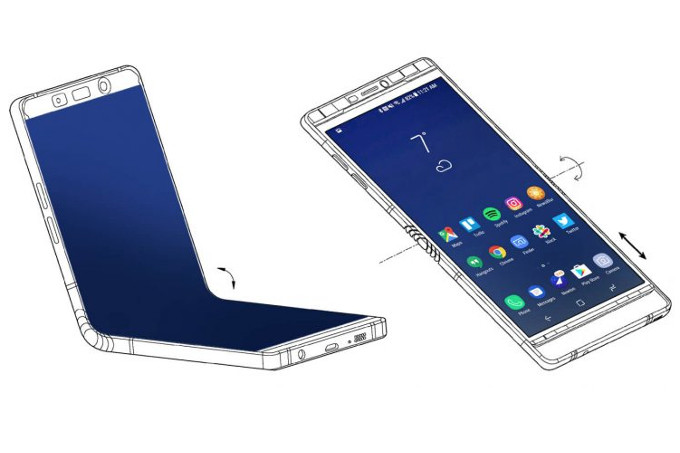 Samsung, 'neredeyse bitmiş' katlanabilir Galaxy X'i gösterdi - Resim : 2