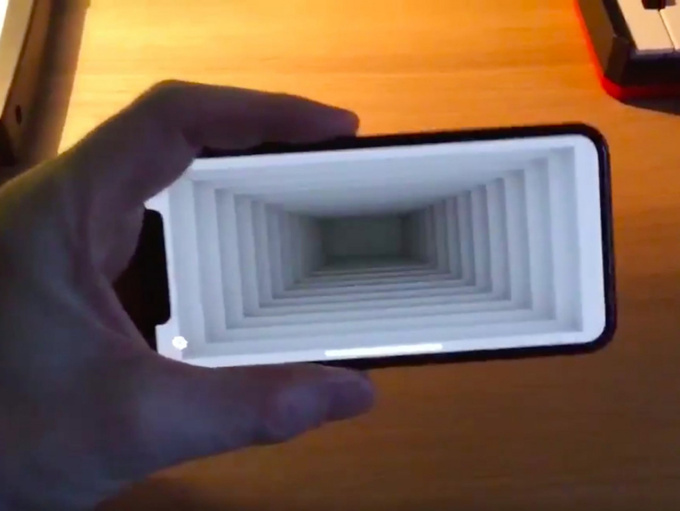 iPhone X ile yapılan ARKit tabanlı optik illüzyona göz atın! - Resim : 1