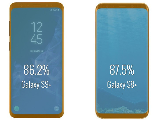 Galaxy S9 ve Galaxy S8 ekran karşılaştırması - Resim : 2