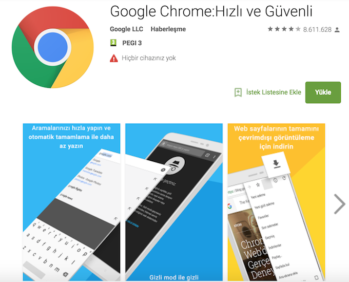 Chrome 64, Android ve iOS için çıktı! - Resim : 1