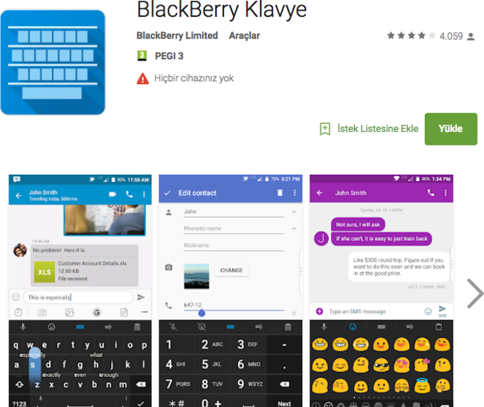 BlackBerry Klavye güncellendi! - Resim : 1