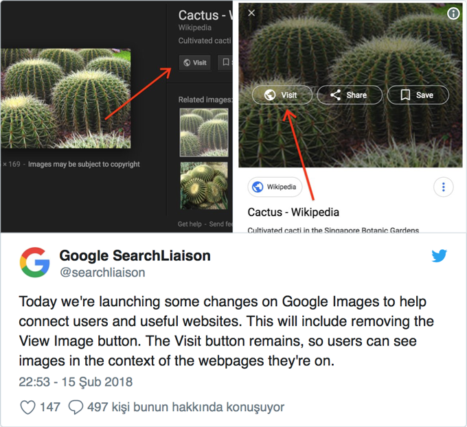 Google'da görsel arama zorlaştı! - Resim : 1