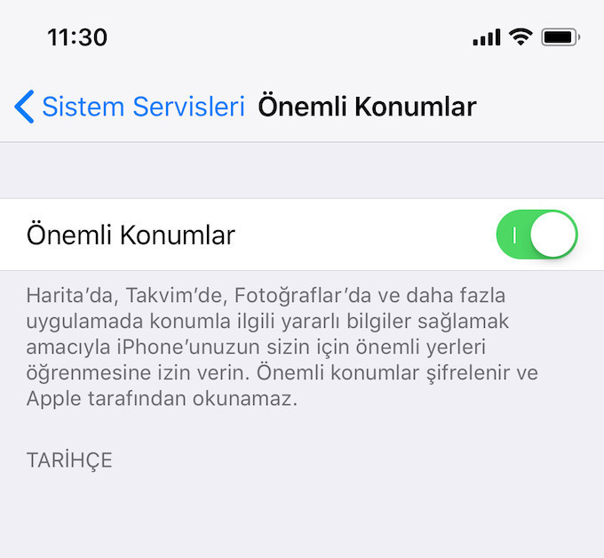 iPhone'da geçmişte gidilen konumlar nasıl görüntülenir? - Resim : 1