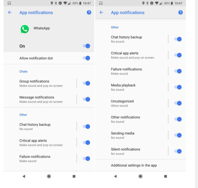 Android Oreo ile WhatsApp'a yeni özellik! - Resim : 2