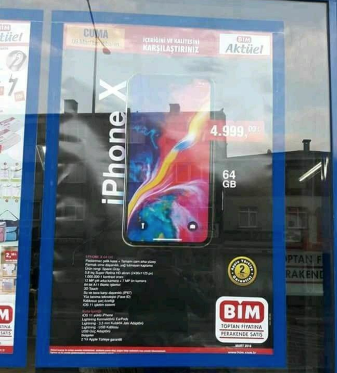 BİM, iPhone X satacak! - Resim : 1