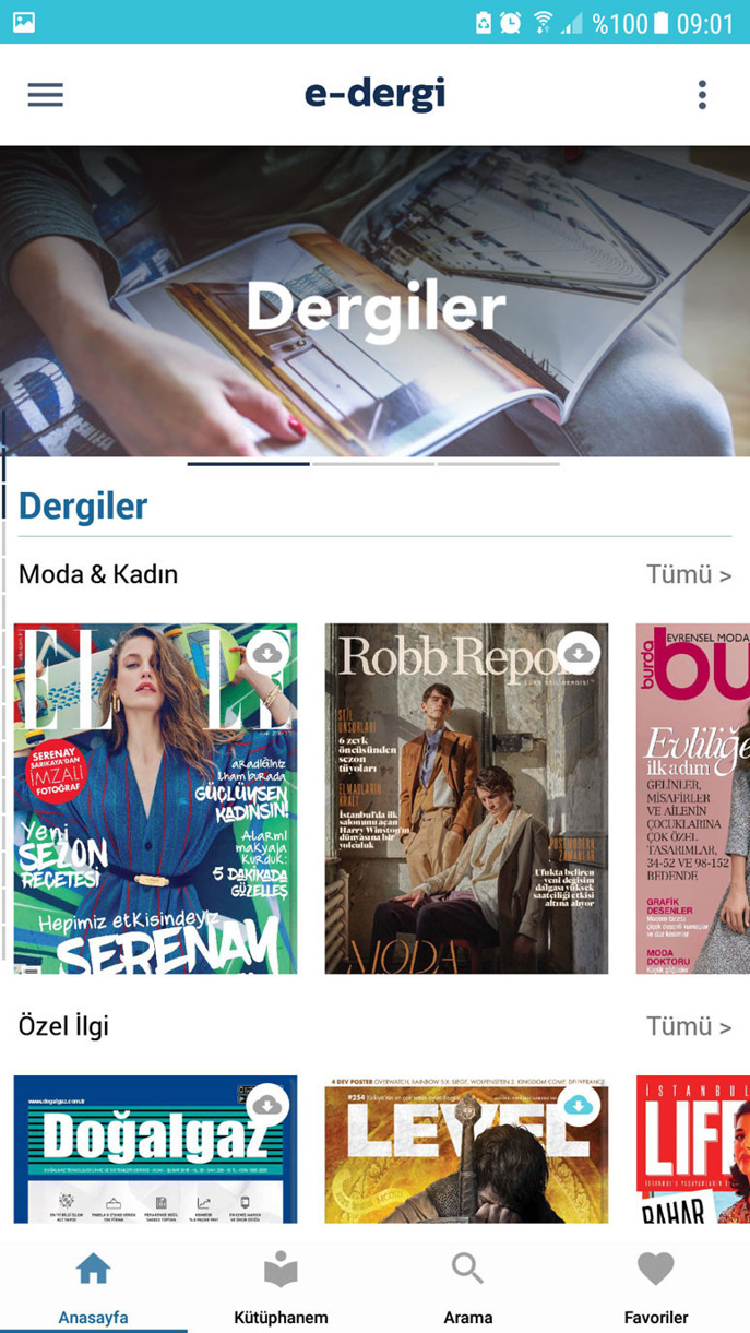 Gazete ve dergileri cepten ücretsiz okuyoruz - Resim : 1