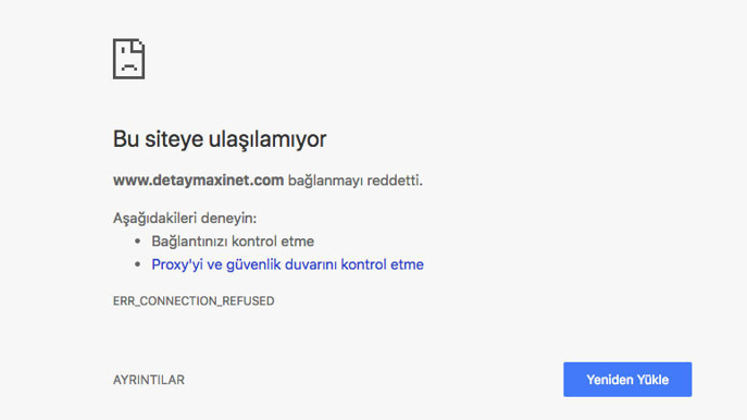 Detay Maxinet'in sitesine engelleme geldi - Resim : 1
