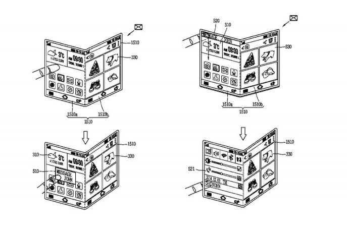 LG'den hem şeffaf hem ekranı katlanabilen telefon - Resim : 1