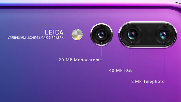 Huawei P20 Pro'daki 3 kamera ne işe yarıyor? - Resim : 1