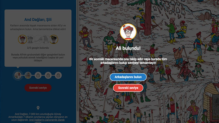 Google Haritalar'a Ali bulmaca oyunu geldi - Resim : 1
