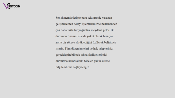 Bir yerli kripto para borsası daha işlemleri durdurdu! - Resim : 1