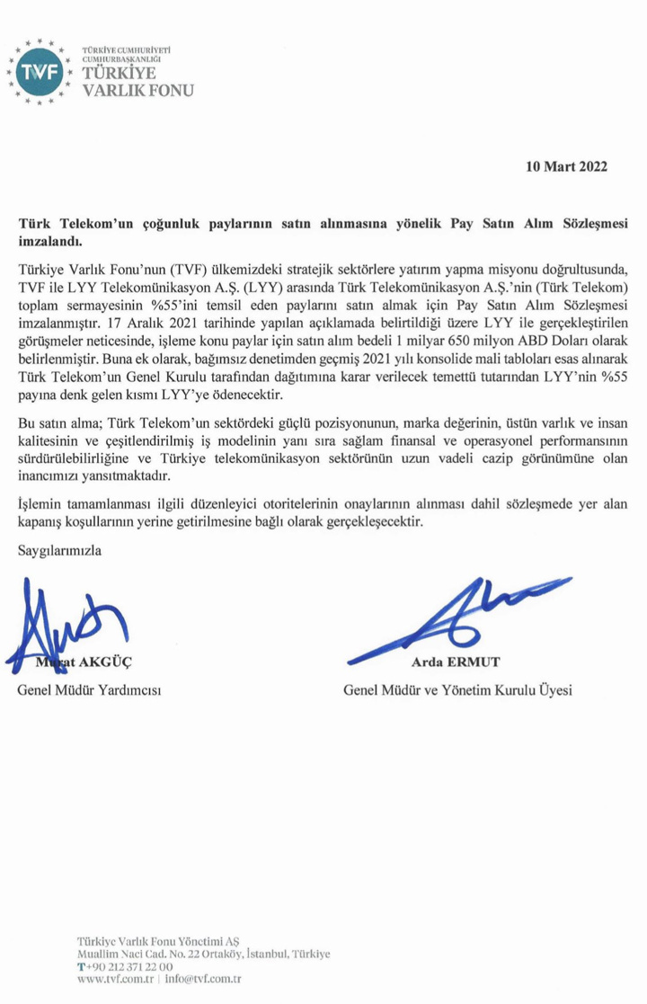 Son dakika: Türk Telekom varlık fonunda! - Resim : 1