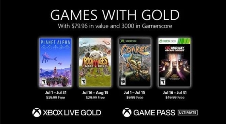 Xbox Live Gold Temmuz 2021 ücretsiz oyunları açıklandı - Resim : 1