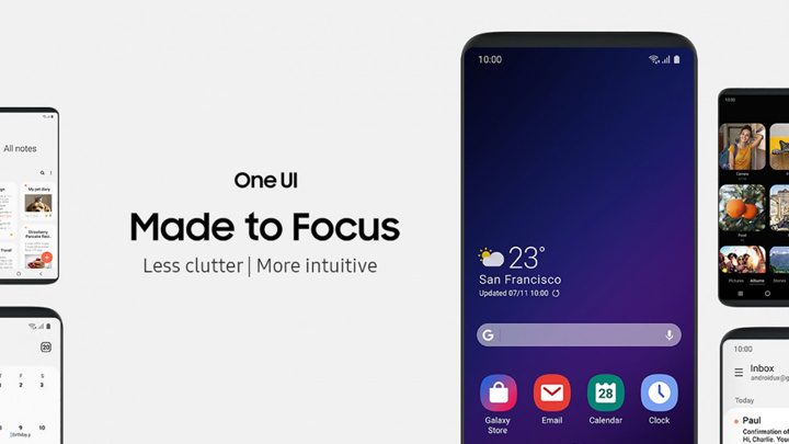 Samsung'un arayüzü One UI
