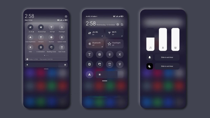 Her hafta bir tema serisi 5: Eşsiz kilit ekranlı mükemmel Solo Dark MIUI teması! - Resim : 2