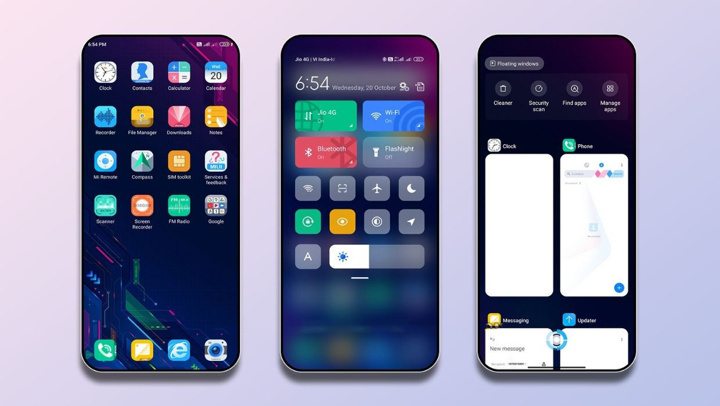 Her hafta bir tema serisi 6: Soyutsal tasarım ve karanlık mod desteği Abstract Color MIUI teması! - Resim : 2