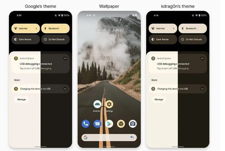 Android 12 Dinamik teması