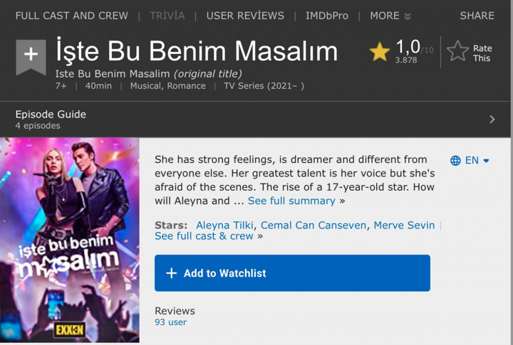 İşte Bu Benim Masalım