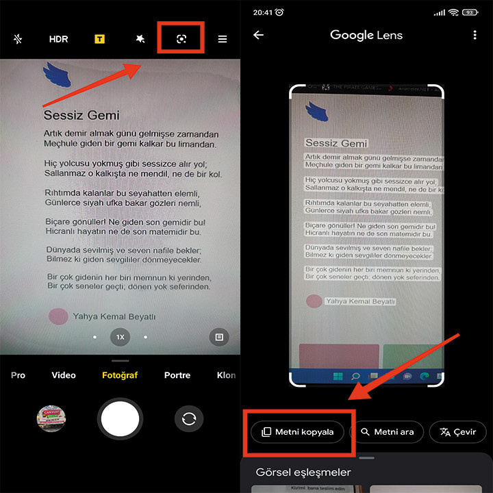 Xiaomi telefonunuz ile çektiğiniz fotoğraftaki yazıları nasıl kopyalarsınız? - Resim : 1