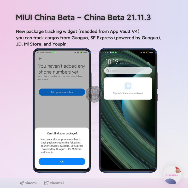 MIUI'ye eklenecek gönderi takip özelliğinden detaylar geliyor! - Resim : 1
