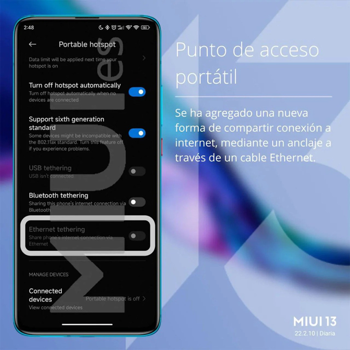 MIUI 13 sayesinde telefonunuz modeme dönüşecek! - Resim : 1