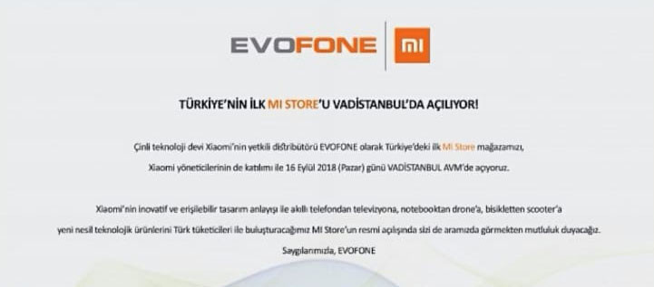 Xiaomi Türkiye mağazasının açılış tarihi belli oldu! - Resim : 1