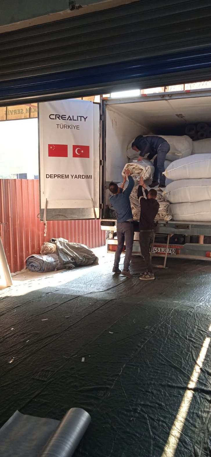 Creality, Deprem Yardım Çalışmalarına Destek Gönderiyor - Resim : 2